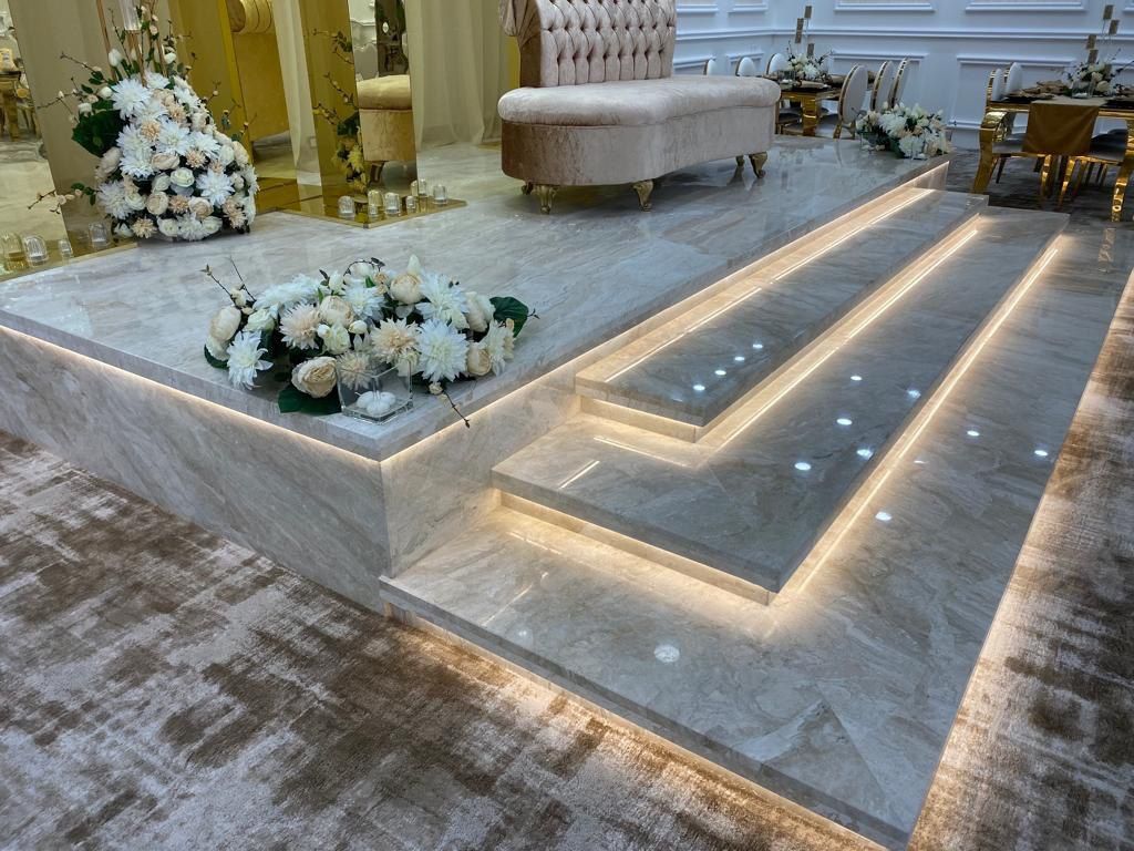 Installation of Danyu Royal marble