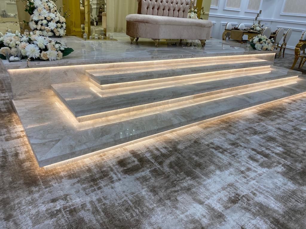 Installation of Danyu Royal marble